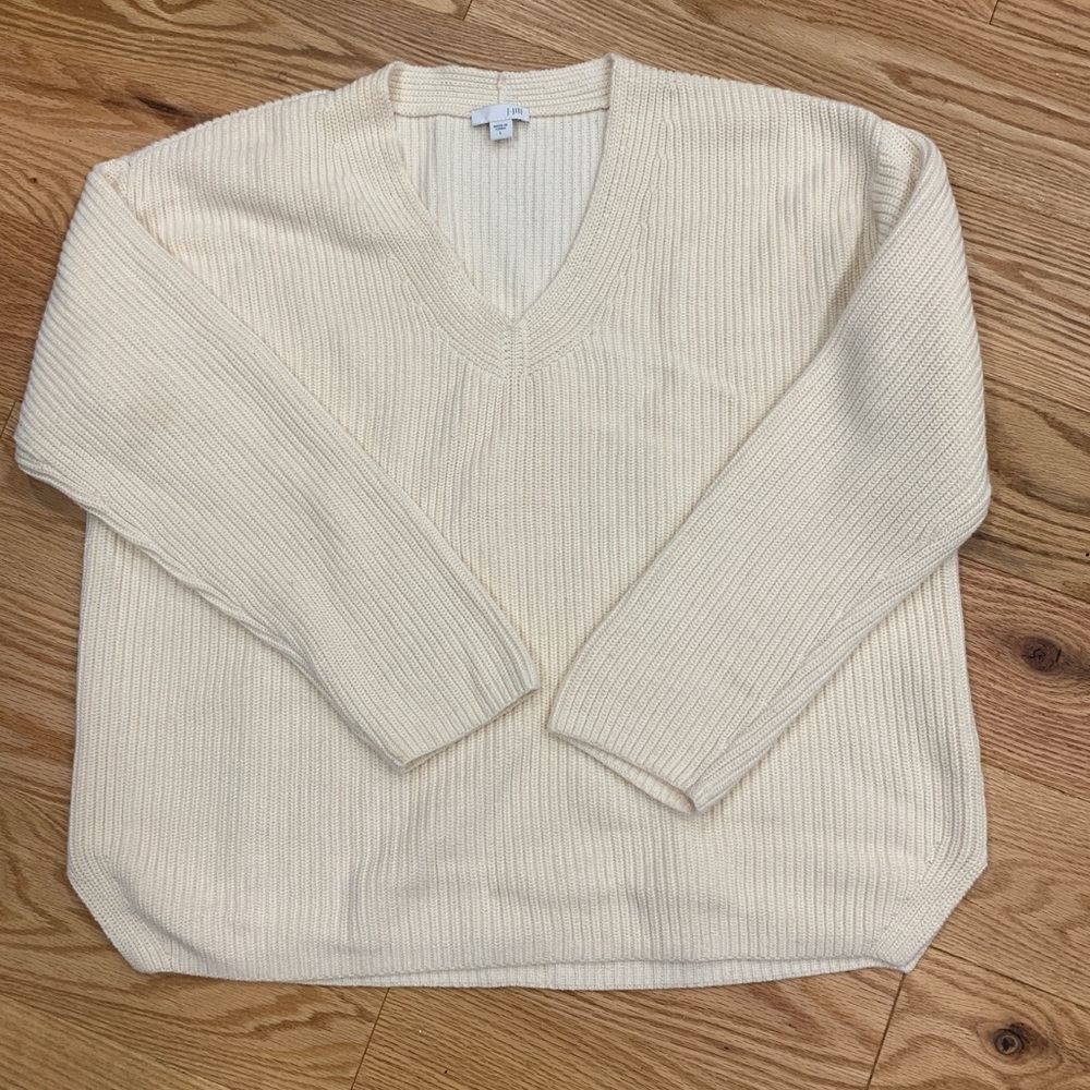 J Jill fabulous v-neck heavy sweater